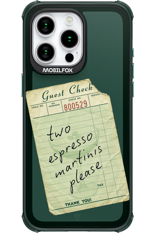 Espresso Martini 2.0 - Apple iPhone 15 Pro Max