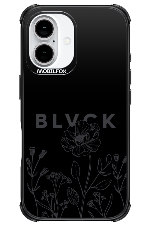 Black Flowers - Apple iPhone 16