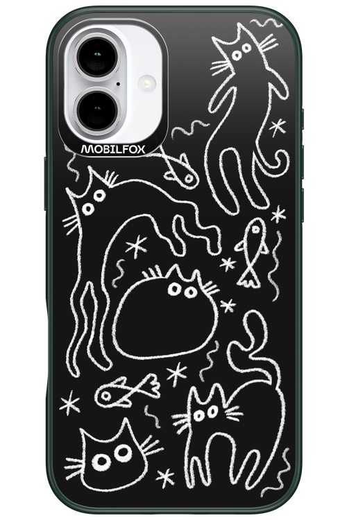 CHALK_CATS 2.0 - Apple iPhone 16 Plus