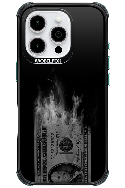 Money Burn B&W 2.0 - Apple iPhone 16 Pro