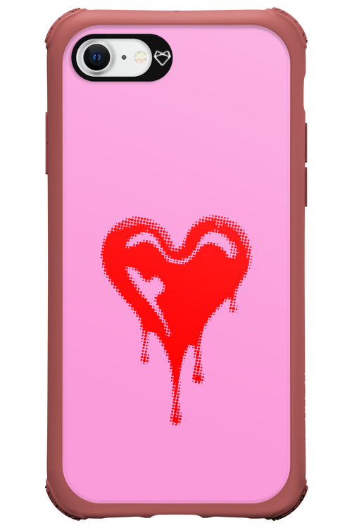 Heart Pink - Apple iPhone 8