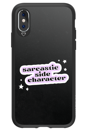 Sarcastic Black - Apple iPhone XS