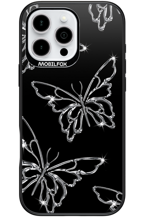 Silver Butterfly 2.0 - Apple iPhone 16 Pro Max