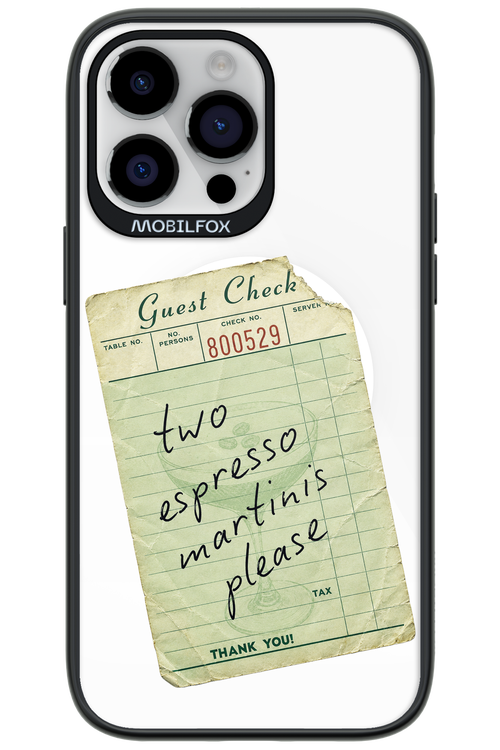 Espresso Martini 2.0 - Apple iPhone 14 Pro Max