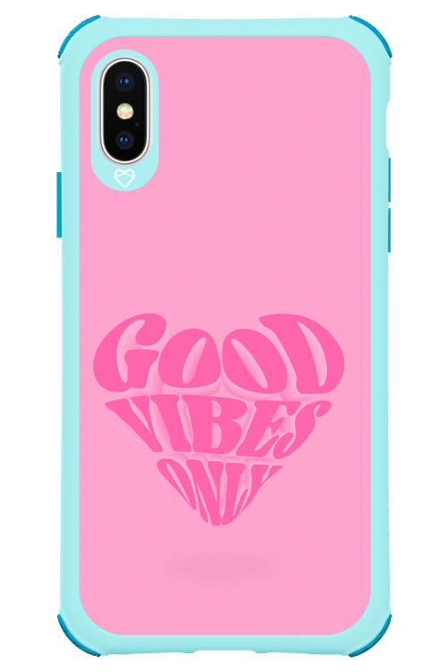 Good Vibes Heart - Apple iPhone XS