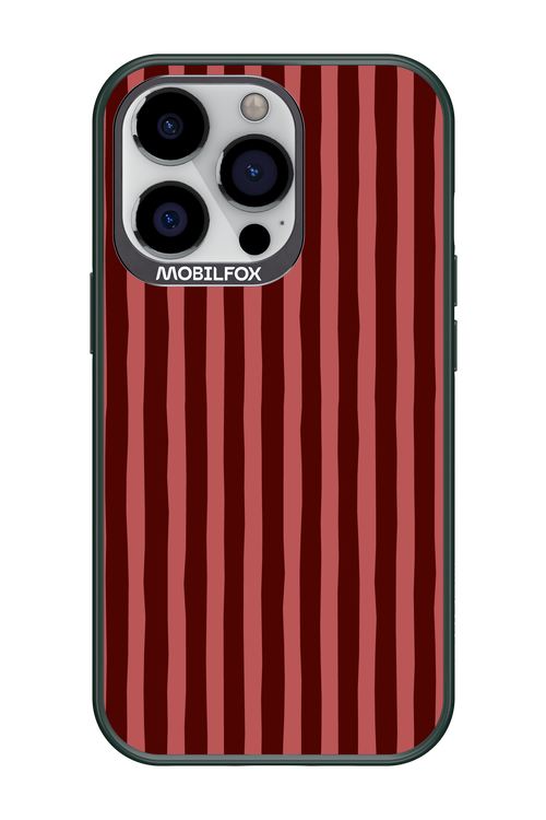 Burgundy Stripes 2.0 - Apple iPhone 13 Pro