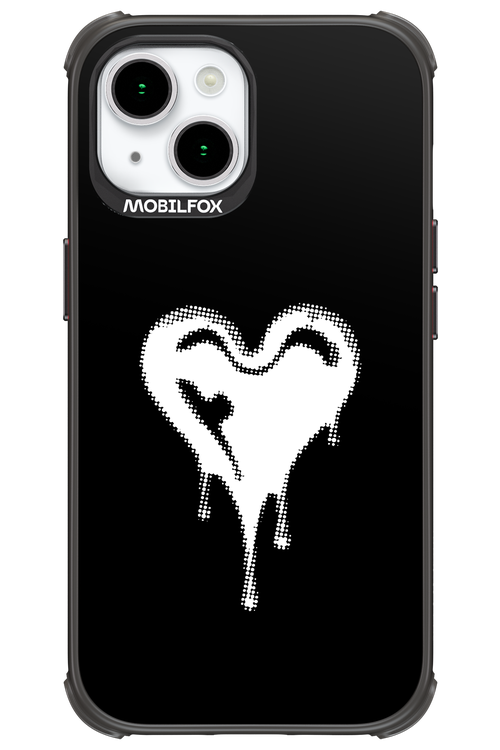 Heart Black - Apple iPhone 15