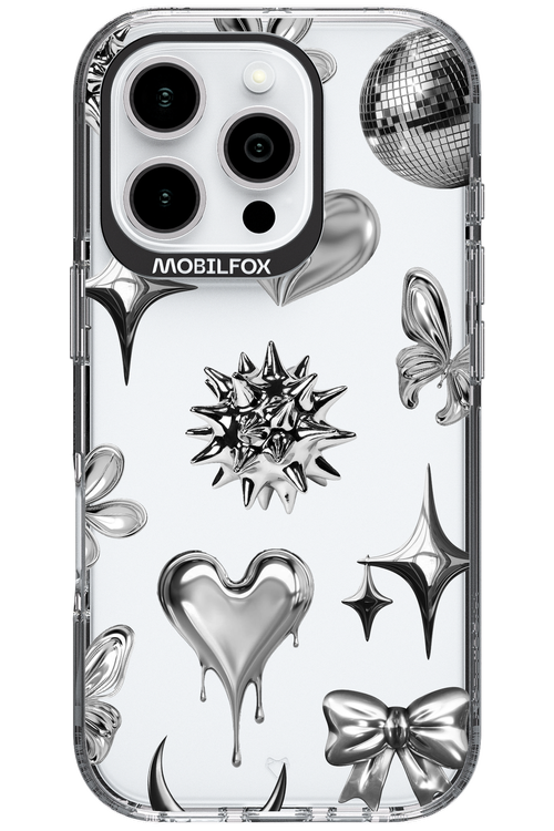 Silver Zone Transparent - Apple iPhone 16 Pro
