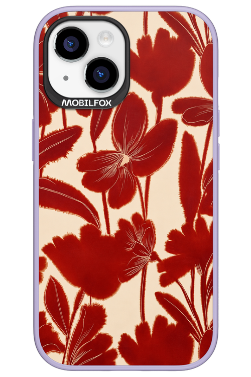 Burgundy Flowers 2.0 - Apple iPhone 15