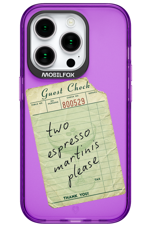 Espresso Martini 2.0 - Apple iPhone 15 Pro
