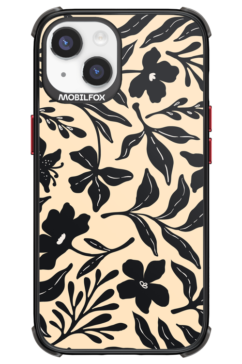 Black Flowers 2.0 - Apple iPhone 14
