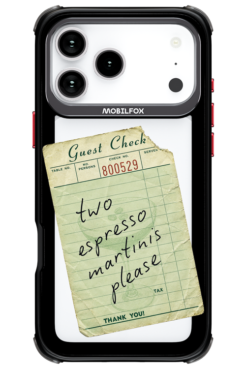 Espresso Martini 2.0 - Apple iPhone 17 Pro Max