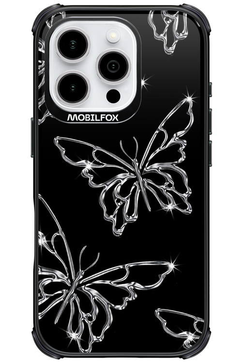 Silver Butterfly 2.0 - Apple iPhone 16 Pro