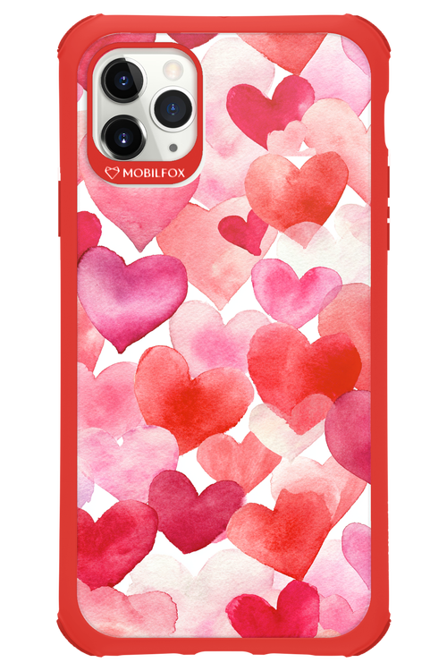 Water Painted Heart 2.0 - Apple iPhone 11 Pro Max