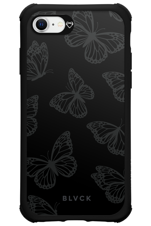 Black Butterflies - Apple iPhone 8