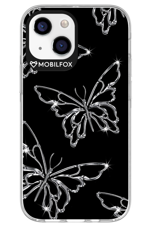 Silver Butterfly 2.0 - Apple iPhone 13 Mini