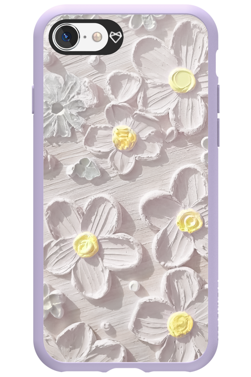 White Flowers 2.0 - Apple iPhone 8