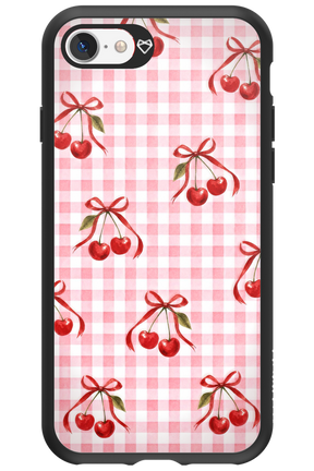 Pink Cherry Checked 2.0 - Apple iPhone 7