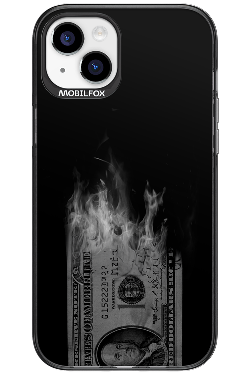 Money Burn B&W 2.0 - Apple iPhone 15 Plus