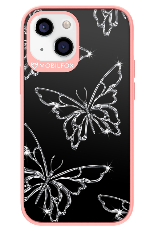 Silver Butterfly 2.0 - Apple iPhone 13 Mini