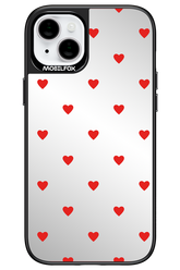 Mini Hearts Red Mirror 2.0 - Apple iPhone 14 Plus