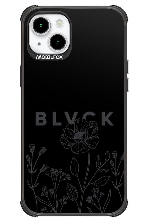 Black Flowers - Apple iPhone 15 Plus