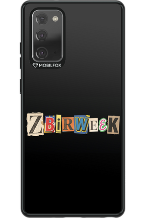 Zbirweek (black) 2.0 - Samsung Galaxy Note 20