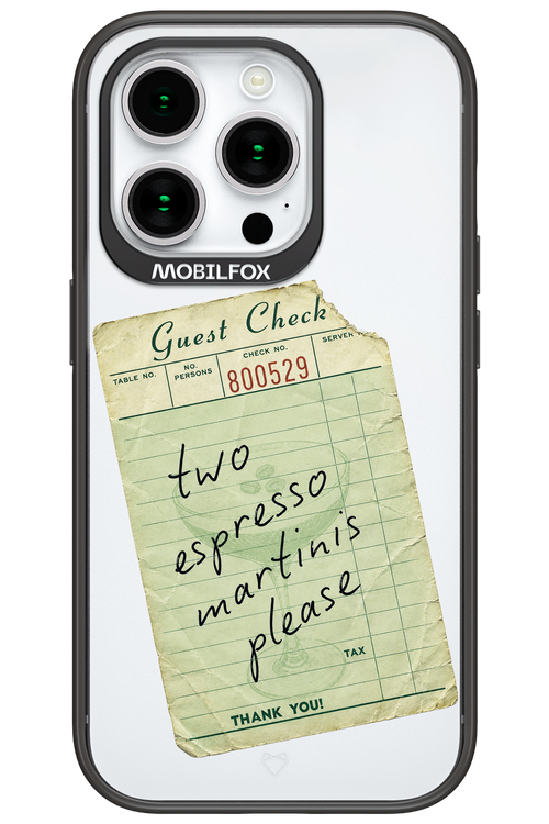 Espresso Martini 2.0 - Apple iPhone 15 Pro