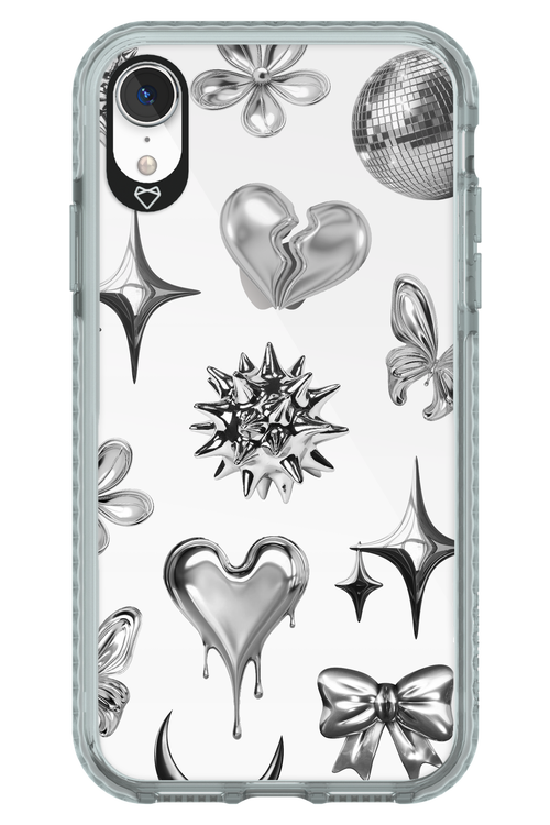 Silver Zone Transparent - Apple iPhone XR