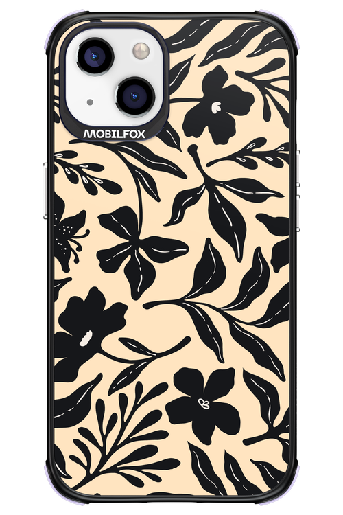 Black Flowers 2.0 - Apple iPhone 13