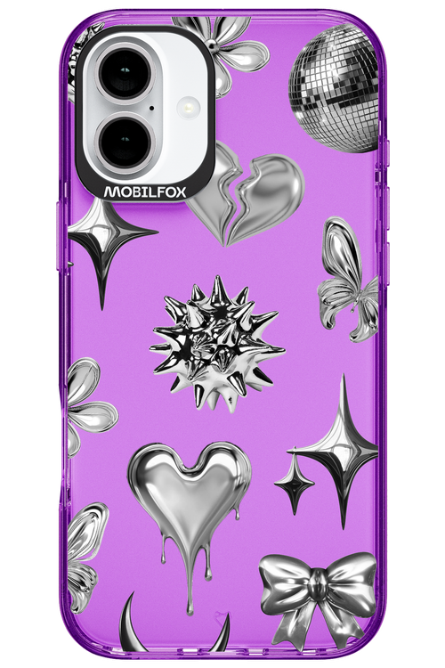 Silver Zone Transparent - Apple iPhone 16 Plus