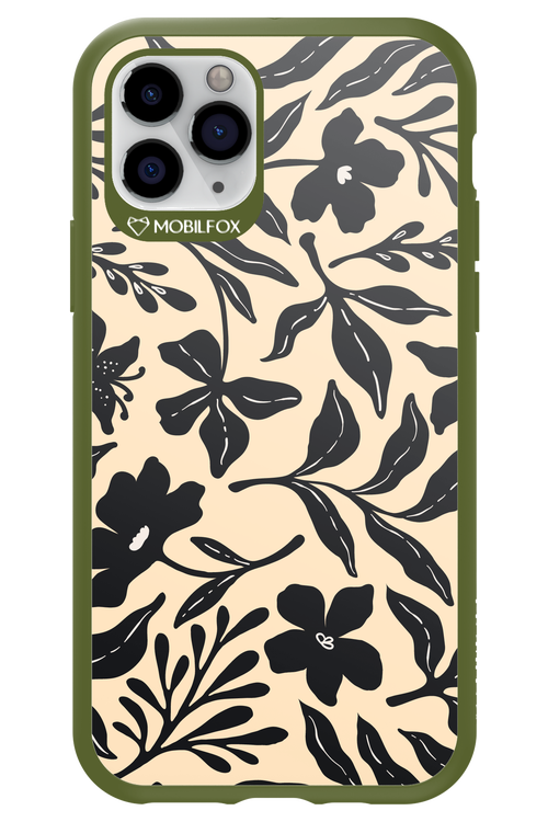 Black Flowers 2.0 - Apple iPhone 11 Pro