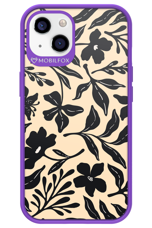 Black Flowers 2.0 - Apple iPhone 13