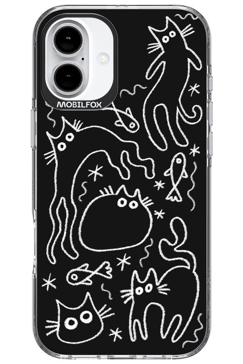 CHALK_CATS 2.0 - Apple iPhone 16 Plus