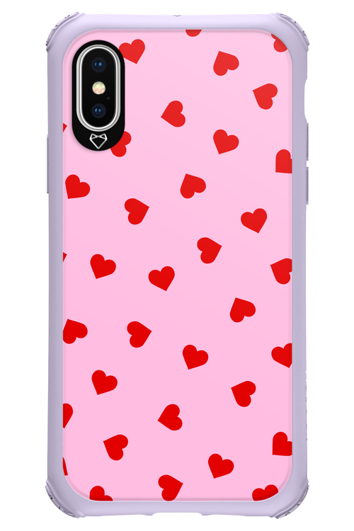 Sprinkle Heart Pink - Apple iPhone XS