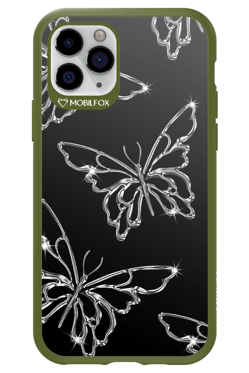 Silver Butterfly 2.0 - Apple iPhone 11 Pro