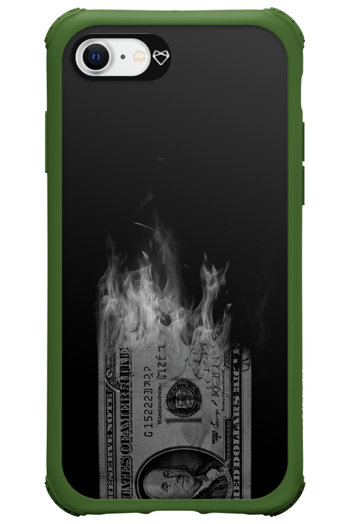 Money Burn B&W 2.0 - Apple iPhone 8