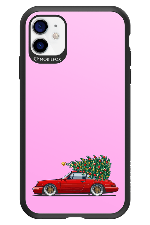 XMAS Car Pink - Apple iPhone 11