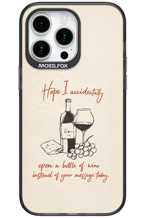 Bottle of wine 2.0 - Apple iPhone 15 Pro Max