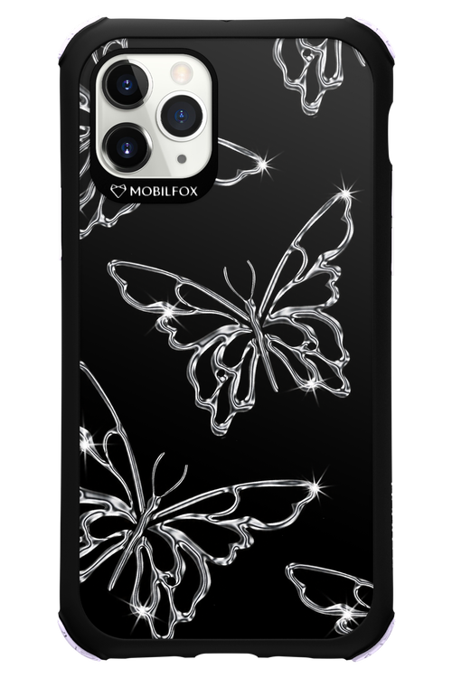 Silver Butterfly 2.0 - Apple iPhone 11 Pro