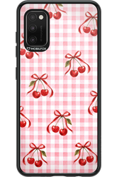 Pink Cherry Checked 2.0 - Samsung Galaxy A41