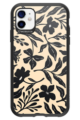 Black Flowers 2.0 - Apple iPhone 11
