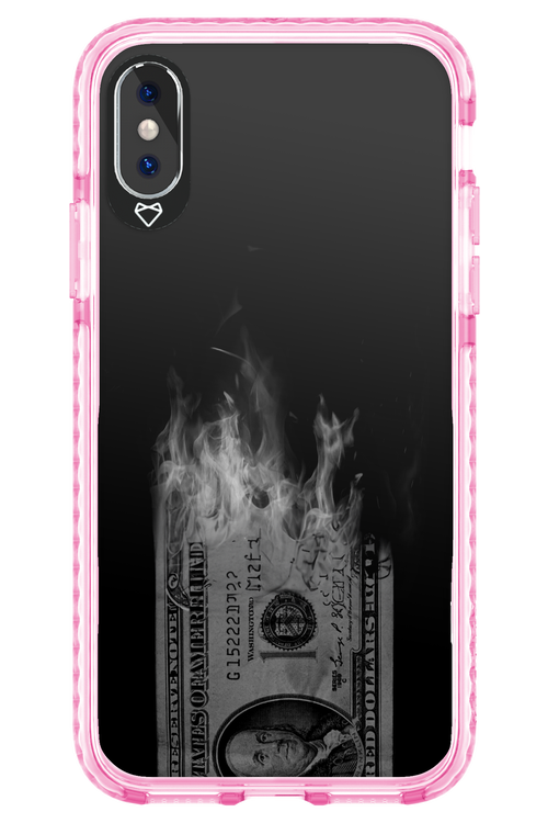Money Burn B&W 2.0 - Apple iPhone X