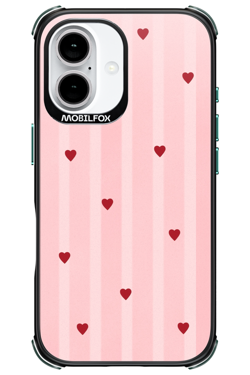 Red Little Hearts 2.0 - Apple iPhone 16