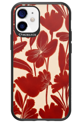 Burgundy Flowers 2.0 - Apple iPhone 12 Mini