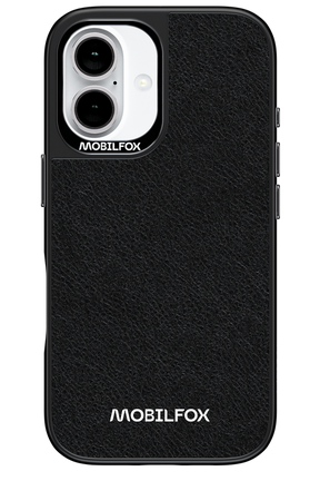 Logo White Leather 2.0 - Apple iPhone 16