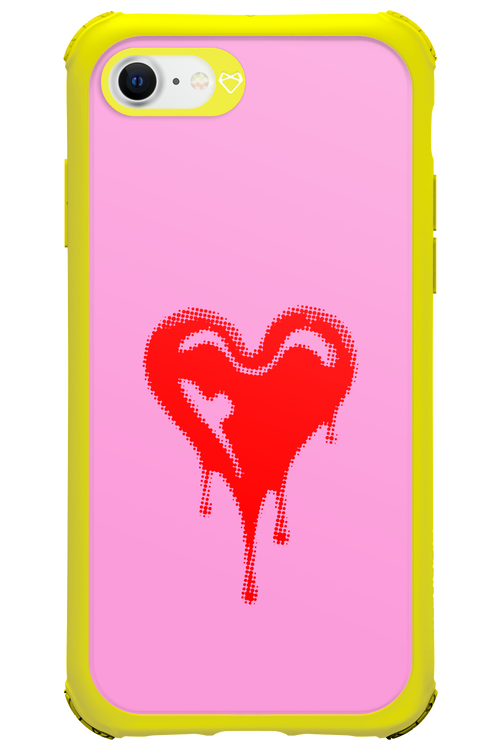 Heart Pink - Apple iPhone 8