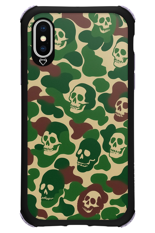 Camo Skull 2.0 - Apple iPhone X