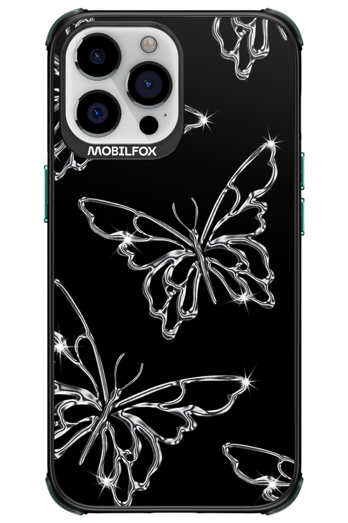 Silver Butterfly 2.0 - Apple iPhone 13 Pro Max