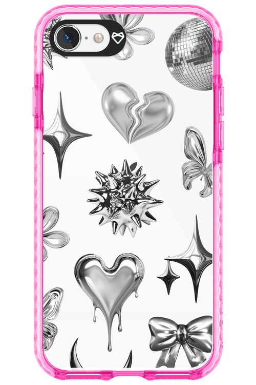 Silver Zone Transparent - Apple iPhone SE 2020